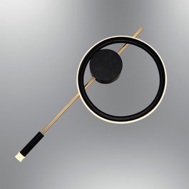 Opviq L1122 Lámpara de pared negra
